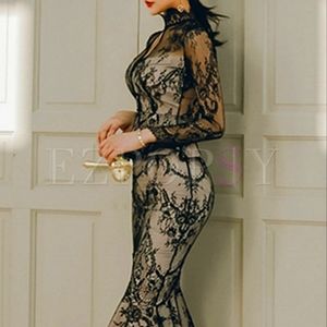 Black fashion dress